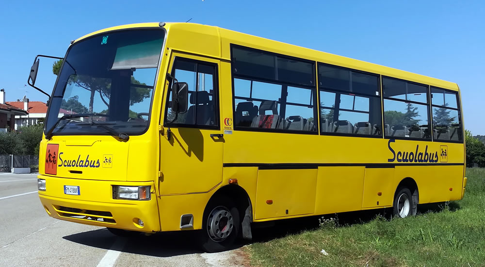 Noleggio scuolabus, noleggio mezzi per scuole di infanzia ed elementari, scuolabus Rimini