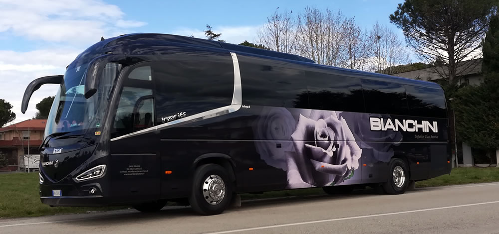 Noleggio Pullman: pullman Irizar I6 hdh 58, pullman in autonoleggio Rimini