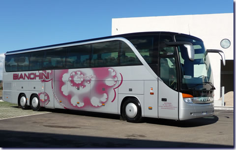 Noleggio Autobus, autobus setra 417hdh, autobus Rimini